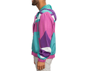 Chaqueta de Nailon con Cremallera Vintage para Hombre, Estilo Urbano, Personalizada OEM, de Alta Calidad, Retro, Económica, Cortavientos - Product Image 6