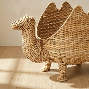 Cesta de ratán con forma de camello, cestas de almacenamiento hechas a mano, ratán natural, modernas, multifuncionales, hechas en Vietnam - Product Image 5