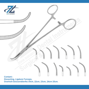 Overholt-geissendoerfer เครื่องมือผ่าตัดสแตนเลสโค้ง22ซม. ผลิตจากปากีสถานชุดทันตกรรมเครื่องมือผ่าตัด - Product Image 2