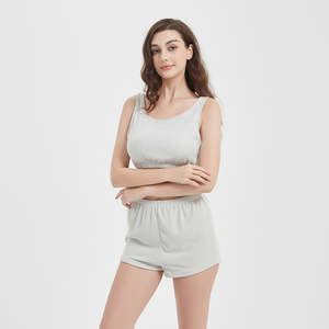 Vêtements de détente moelleux confortable hiver maison ensemble polaire flanelle couverture short ensemble confortable pyjamas ensemble support OEM tricoté - Product Image 5