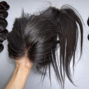 Extensiones de cabello frontal ondulado Natural 13x4 Profesional Remy virgen de alta calidad varias longitudes directamente fabricante de Vietnam - Product Image 3