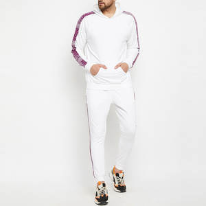 Ensemble de survêtement à fermeture éclair décontracté sur mesure pour hommes 100% coton écologique respirant léger saison d'hiver meilleure qualité - Product Image 1