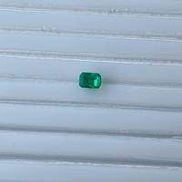 Émeraude précieuse de qualité supérieure 0,91 ct, taille octogonale, pierre précieuse facettée en vrac pour la fabrication de bijoux, pierres d'émeraude véritables provenant du fabricant