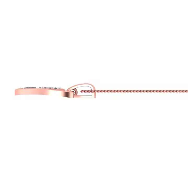 Hot Selling Stylish 18K Rose Gold U-Alphabet Pendant Necklace Designer Fine Pendants & Charms for Women Perfect Gift for Her