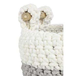 Ensemble moderne de 2 paniers de rangement en macramé pour la cuisine, la chambre à coucher, la coiffeuse et l'organisation quotidienne de la maison, vente en gros en provenance d'Inde - Product Image 2