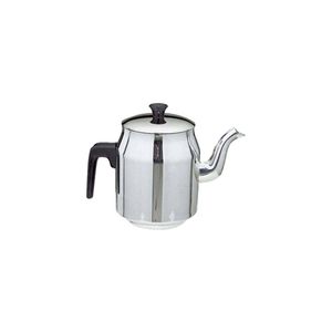 Chrome Steel Coffee <b>Pot</b> No. 1 with <b>Lid</b> and Handle - Product Image 1