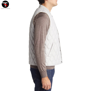 Gilet léger rembourré sans manches matelassé pour hommes Gilet rembourré pour l'extérieur isolé pour hommes Gilet matelassé sans manches pour hommes Eau - Product Image 3