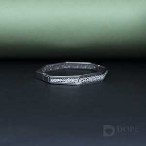 Bracelet rigide en diamant Marquis en argent sterling 925 3.0CT Lab Grown IGI Certified Single Line Design Cadeau parfait pour tous - Product Image 5