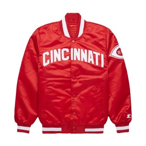 Chaqueta de satén brillante con letras Chaqueta universitaria unisex de moda con puños acanalados y dobladillo - Product Image 4