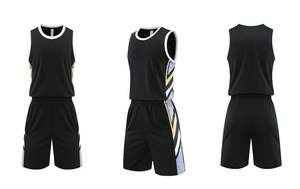 Conjunto de Uniforme de Baloncesto Personalizado de Alta Calidad para Hombre, Jersey sin Mangas con Sublimación Completa, Pantalones Cortos Transpirables que Absorben la Humedad - Product Image 4
