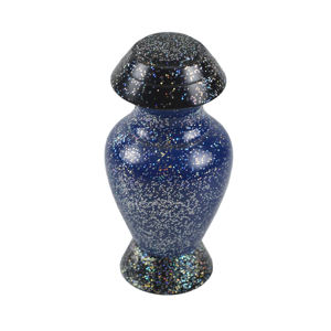 Urnes funéraires miniatures en métal peintes en noir, meilleurs designs, meilleurs souvenirs pour les cendres humaines, style américain - Product Image 3