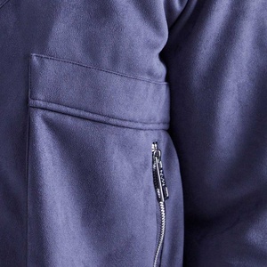 Nouvelle veste en cuir pour homme, couleur unie, couleur personnalisée, fermeture éclair tendance, col montant, devant décontracté, vestes de haute qualité 2026 - Product Image 4