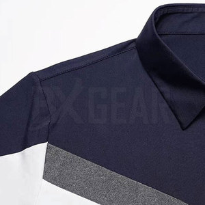Camiseta Polo de moda para hombre Cuello clásico Manga corta Ajuste cómodo Ideal para trabajo informal o trajes de fin de semana - Product Image 3