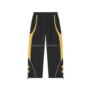 Custom Baggy <b>Oversized</b> <b>Jogger</b> Screen Printing Windbreaker Men Nylon Pants Sweatpants Embroidery windbreaker Washed men's pants - Product Image 5