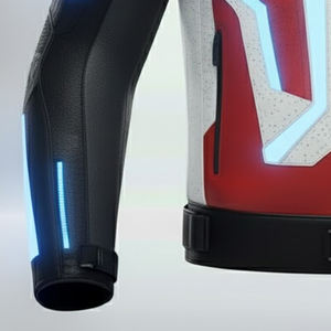 Chaquetas de Cuero para Motocicleta, Ropa de Carreras de Autos, Chaqueta de Cuero para Moto de Color Sólido, Estilo Único, Chaqueta de Cuero para Moto de Invierno - Product Image 6