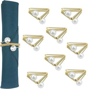 Anneau à serviette en or perlé - Product Image 6