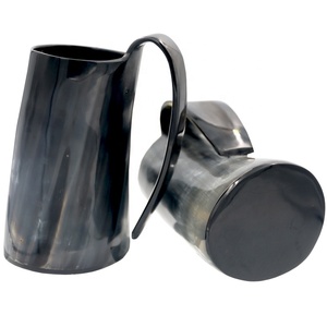 100% authentique vente chaude corne de buffle Tankard tasse naturel Viking cornes à boire tasses à bas prix disponibles en vrac - Product Image 2