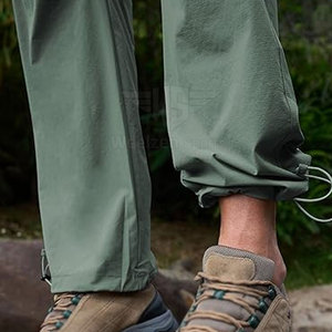 Pantalones de senderismo elegantes para hombre, material ligero y transpirable, diseño cómodo, perfectos para senderismo, caminatas, viajes y uso diario. - Product Image 3