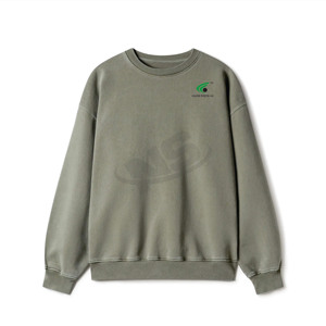 สเวตเตอร์ของผู้ชายมาใหม่เสื้อสเวตเชิ้ตคอตตอนแบบหลวมดีไซน์เรียบง่ายเสื้อสเวตเชิ้ตออกแบบได้ตามต้องการสไตล์ปากีสถาน - Product Image 1