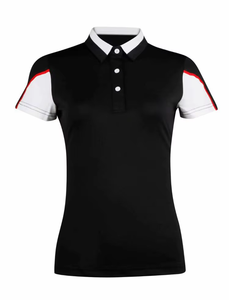 Buena calidad, novedad de verano 2025, polos de manga corta para mujer, ropa informal transpirable a la moda para mujer, ropa informal cómoda de Color sólido - Product Image 5