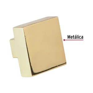 Scatola di 12 maniglie e manopole per mobili in metallo con finitura in ottone lucido - Product Image 2