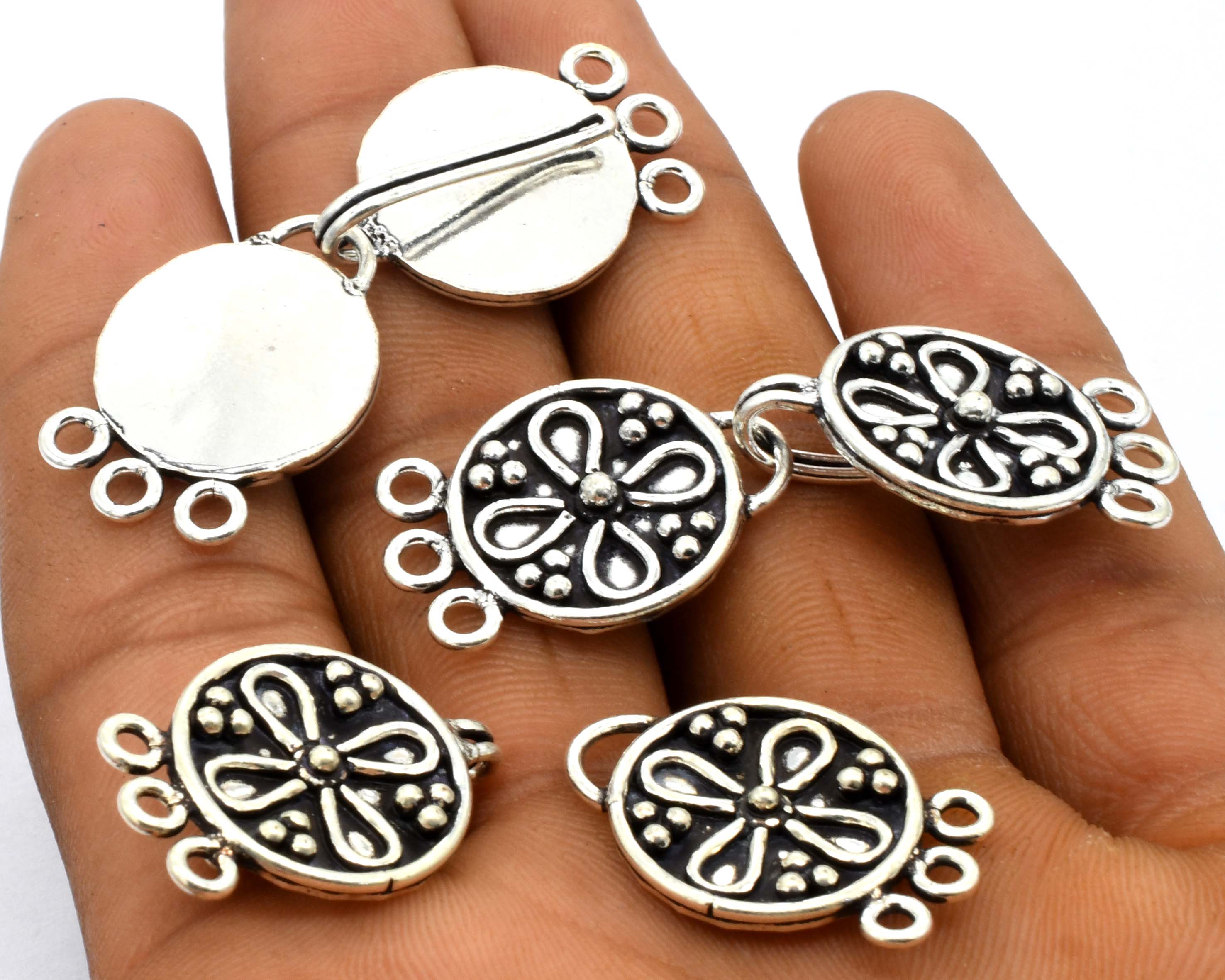 Oxidized Silver Plated-3Strand