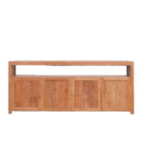 Modern Design Style 4 <b>Door</b> Buffet with Storage <b>Cabinet</b> Shelves with Custom Color and Teak Wooden Material - Product Image 5