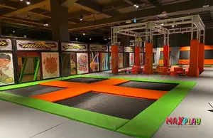 Centre de jeux doux aire de jeux intérieure pour enfants fosse à balles avec toboggans équipement de pickler fosse à balles à thème avec toboggan aire de jeux intérieure