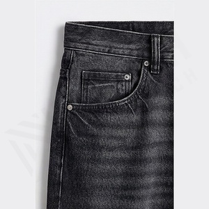 Pantalons évasés pour hommes de qualité supérieure, élégants, respirants, en denim, couleur personnalisée, jeans lavés, vente en gros, design de couleur personnalisé - Product Image 5