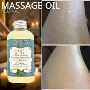 Aceite de Masaje Neutro Sin Perfume 200ml, Aceite Corporal Profesional de Deslizamiento Suave para Spa, Salón de Masajes, Piel Sensible y Uso Diario - Product Image 4