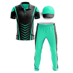 Nouvelle conception, uniforme de cricket d'équipe pour hommes, 100% polyester, sublimation, vêtements de sport personnalisés, vente en gros, ensembles bon marché en solde - Product Image 4