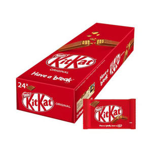 Nestlee Kitkat มินิ4นิ้วช็อกโกแลตนมสีส้มช็อกโกแลตพร้อมบิสกิต - Product Image 1