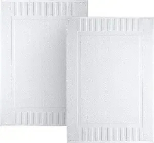 Tapis de bain de qualité supérieure, fabriqué avec un tissu doux et absorbant, surface à séchage rapide et support durable, idéal pour les salles de bain, les hôtels et les maisons. - Product Image 2