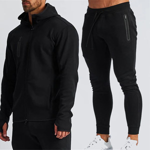 Ensemble de survêtement à capuche et de jogging en coton personnalisé de haute qualité pour hommes pulls à capuche surdimensionnés pantalons de survêtement délavés ensemble de 2 pièces pour hommes - Product Image 6