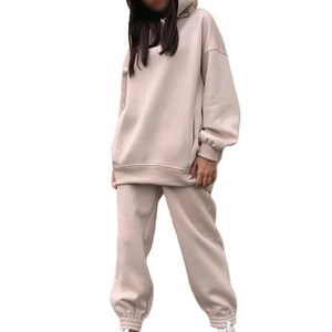 Ensemble sweat à capuche et pantalon de survêtement en molleton 100 % coton personnalisé par le fabricant, style vintage 2-en-1, streetwear, survêtement pour homme, grandes tailles, vêtements d'hiver - Product Image 1