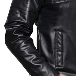 Chaqueta para Hombre 2025, Mejor Diseño al por Mayor, Chaqueta Entallada para Hombre, Chaqueta de Cuero Negra, Chaqueta Abrigada para Hombre - Product Image 6