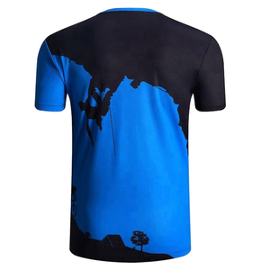 T-shirt à manches courtes pour homme, taille plus, en jersey de coton et polyester, écologique, séchage rapide, sublimé, avec graphisme personnalisé, pour le sport et la gym - Product Image 2