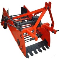 Tracteur agricole PTO petit 2 rangs récolteuse de pommes de terre arracheuse de pommes de terre avec CE