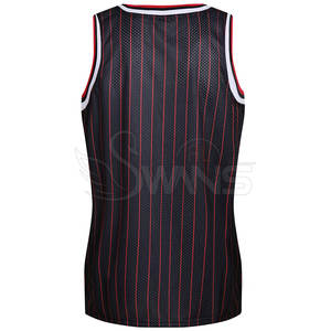 Maillot de basketball respirant personnalisé à prix d'usine avec manches courtes et option grande taille - Créez le vôtre - Product Image 2