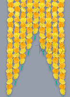 Fleurs indiennes artificielles faites à la main cordes de pieds en S décoration de scène de mariage polyvalente remise des diplômes de noël nouvel an fête des mères