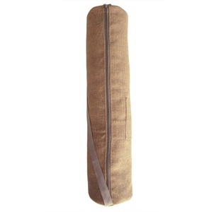 Bolsa de Transporte para Esterilla de Yoga Grande, Correa de Hombro Compacta, Unisex, Ecológica, de Lona de Algodón, con Logotipo Personalizado, Duradera y Antideslizante | - Product Image 3