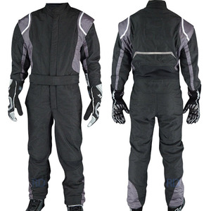 Combinaison de course automobile ignifuge 2 couches Taille personnalisée et conception personnalisée Combinaison de course de kart avec broderie et impression personnalisées - Product Image 3