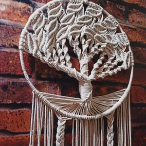 Macrame Tree of Life Bohemian wall hanging, Dream Catcher, Macrame hanging dream Boho Dream catcher for bedroom livingroom etc