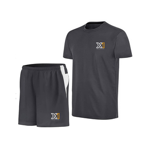 Ensembles d'uniformes de tennis respirants sur mesure de haute qualité avec évacuation de l'humidité et impression personnalisée du nom et du logo de l'équipe anti-UV - Product Image 1