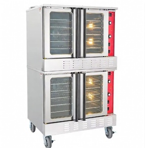 เตาอบลมร้อนเชิงพาณิชย์แบบสองชั้นขนาด 38 นิ้ว ระดับมืออาชีพ – เตาอบเบเกอรี่ใช้แก๊สโพรเพนกำลังสูง 108,000 บีทียู - Product Image 5