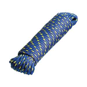 Fiero PIO-515 5mm Multicolour Braided Polypropylene <b>Fishing</b> Rope 15m High Strength Outdoor <b>Tackle</b> for <b>Fishing</b> Enthusiasts - Product Image 1