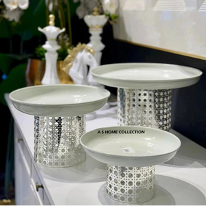 Plateau de service pour la restauration, design feuille, qualité durable, pour la maison, l'hôtel, pour servir des plats, des pâtes, des desserts - Product Image 5