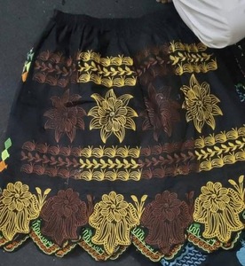 กระโปรงจีบสำหรับผู้หญิงลายโพลินีเซียนใหม่กระโปรงปักลายเกาะแปซิฟิก - Product Image 2