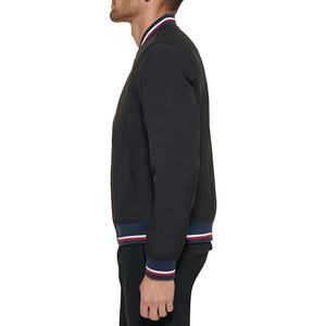 INS Venta caliente estilo retro bordado lona béisbol Varsity chaqueta cuello alto frente hombres de gran tamaño Edición Limitada - Product Image 6