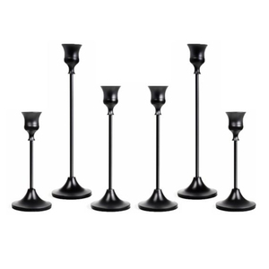 Candelabros decorativos de Navidad para el hogar, candelabro de hierro de Metal negro para cumpleaños, Navidad y otras ocasiones especiales - Product Image 5